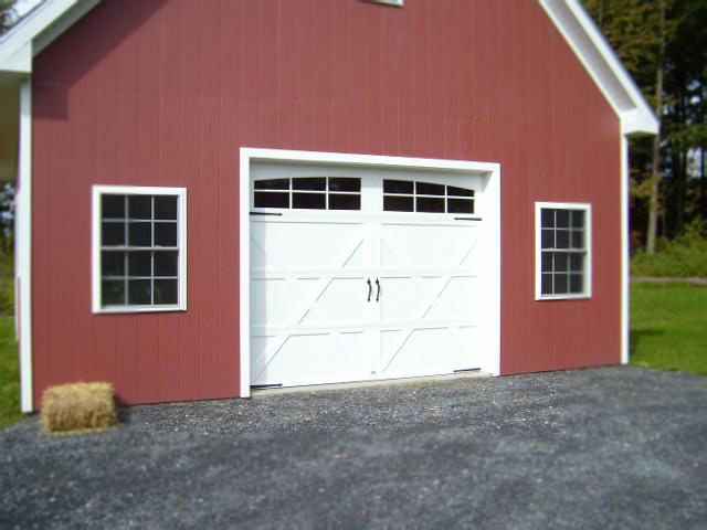 Side View of a Garage House