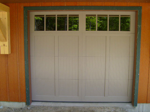 White Residential Garage Door