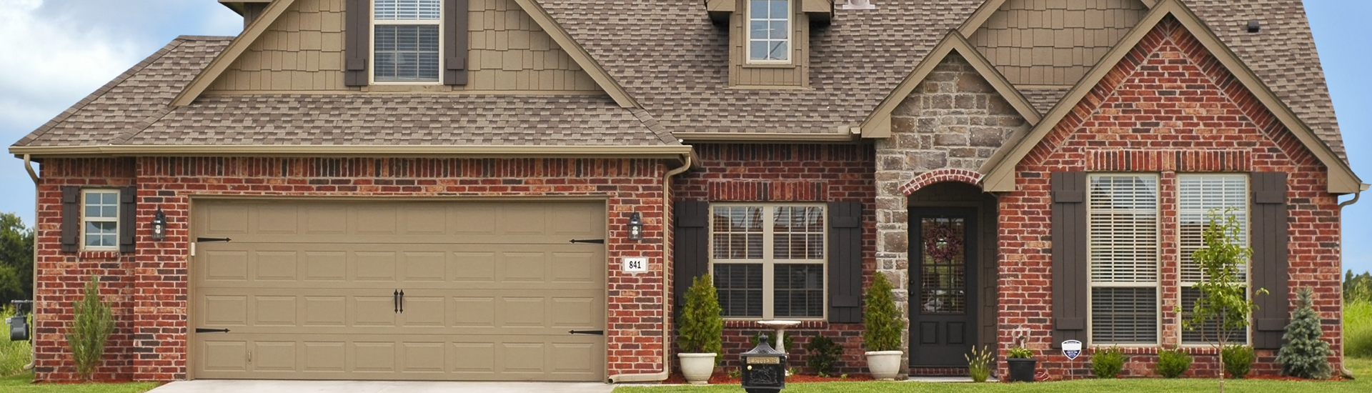 Garage Doors of a House